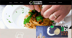 Desktop Screenshot of mozzarellaebasilico.com